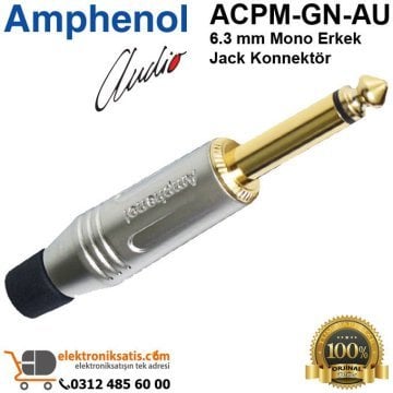 Amphenol ACPM-GN-AU 6.3 mm Mono Erkek Jack