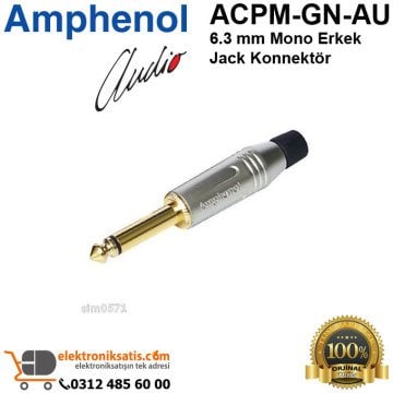 Amphenol ACPM-GN-AU 6.3 mm Mono Erkek Jack