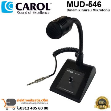 CAROL MUD-546 Dinamik Kürsü Mikrofonu