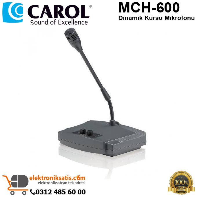 CAROL MCH-600 Dinamik Kürsü Mikrofonu