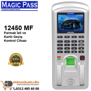 Magic Pass 12450 MF Parmak İzli ve Kartlı Geçiş Kontrol Cihazı