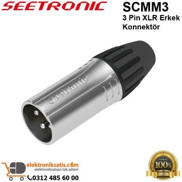 Seetronic SCMM3 3 Pin XLR Erkek Konnektör