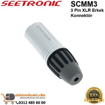 Seetronic SCMM3 3 Pin XLR Erkek Konnektör