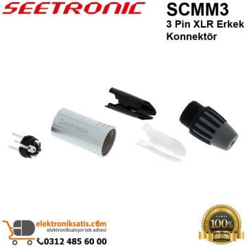 Seetronic SCMM3 3 Pin XLR Erkek Konnektör