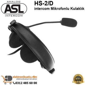 ASL HS-2/D intercom Mikrofonlu Kulaklık