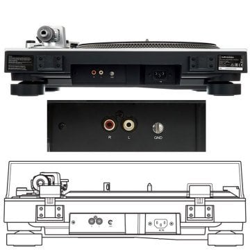 Audio Technica AT-LP140XP Silver Stereo Pikap
