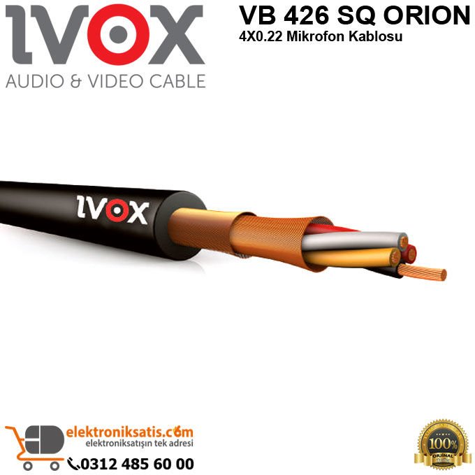 Ivox VB 426 SQ ORION 4x022 Mikrofon Kablosu