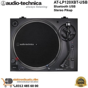 Audio Technica AT-LP120X-BT-USB-BK Bluetooth Stereo Pikap