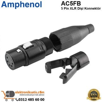 Amphenol AC5FB 5 Pin XLR Dişi Konnektör