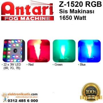 Antari Z-1520 RGB Sis Makinası 1650 Watt