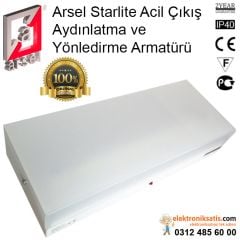 Arsel Starlite Acil Çıkış Aydınlatma ve Yönledirme Armatürü