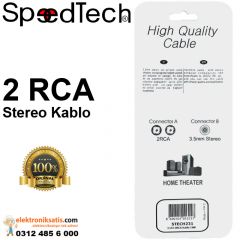 SpeedTech 2 RCA Stereo Kablo 5 Metre