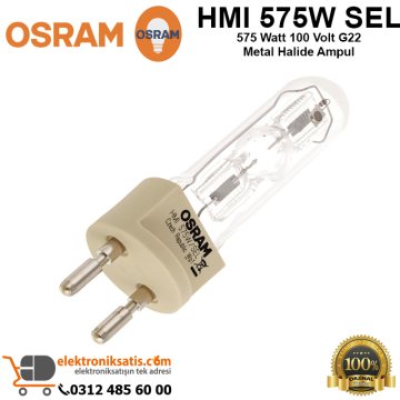 Osram HMI 575W SEL 575 Watt 100 Volt G22 Metal Halide Ampul