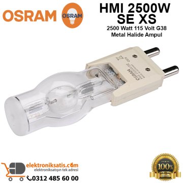Osram HMI 2500W SE XS 2500 Watt 115 Volt G38 Metal Halide Ampul