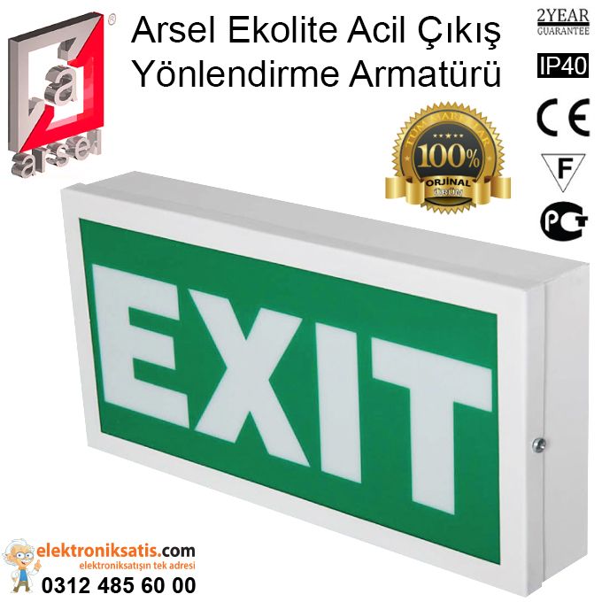Arsel Ekolite Acil Çıkış Yönlendirme Armatürü