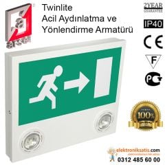 Arsel Twinlite Acil Aydınlatma ve Yönlendirme Armatürü