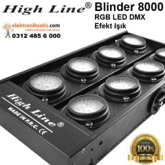 High Line Blinder 8000 RGB Led DMX Efekt Işık