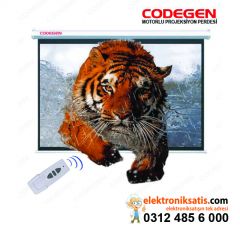 Codegen EX-24 240x200 Motorlu Uzaktan Kumandalı Projeksiyon Perdesi