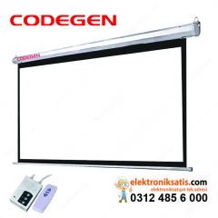 Codegen EX-24 240x200 Motorlu Uzaktan Kumandalı Projeksiyon Perdesi