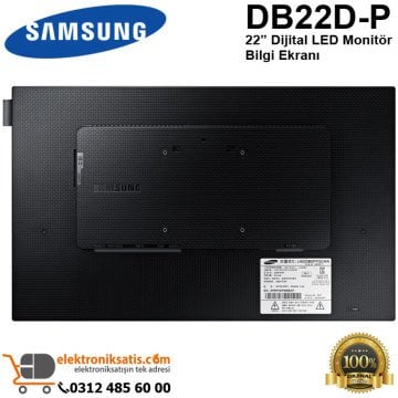 Samsung DB22D-P 22 inc Dijital LED Monitör Bilgi Ekranı