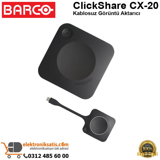 Barco ClickShare CX-20 Kablosuz Görüntü Aktarıcı