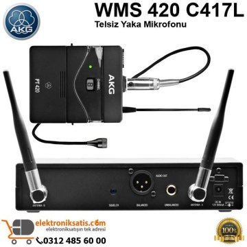 AKG WMS 420 C417 L Telsiz Yaka Mikrofonu