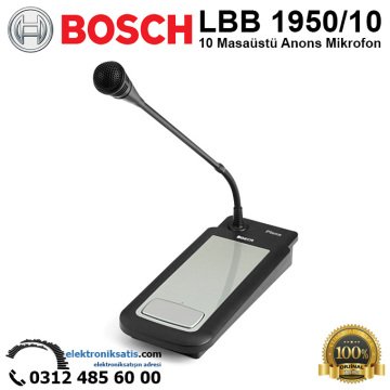 BOSCH LBB 1950/10 Masaüstü Anons Mikrofon