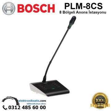 BOSCH PLM-8CS Plena 8 Bölgeli Anons İstasyonu