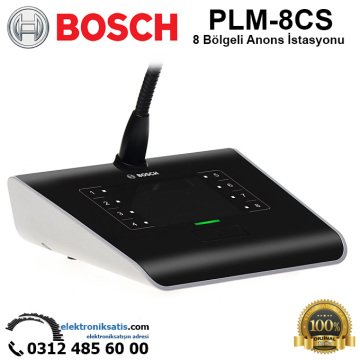 BOSCH PLM-8CS Plena 8 Bölgeli Anons İstasyonu