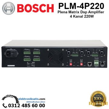 BOSCH PLM-4P220 Plena Matrix Dsp Amplifier 4 Kanal 220W