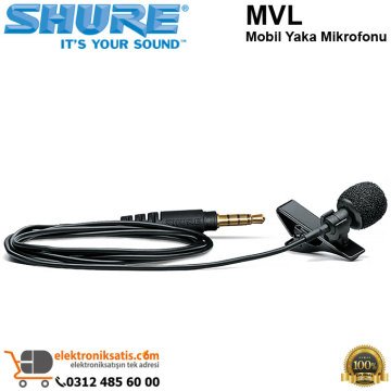 Shure MVL Mobil Yaka Mikrofonu
