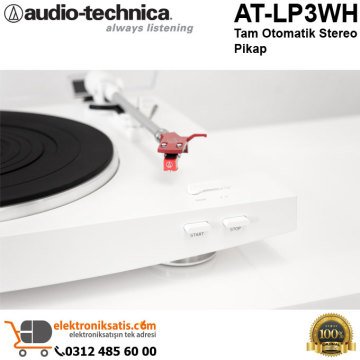 Audio Technica AT-LP3WH Tam Otomatik Stereo Pikap