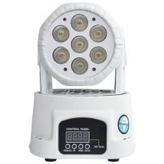 WSLightings WSL7X12S Led Speed Mini Wash Moving Head Beyaz