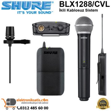 Shure BLX1288E/CVL İkili Kablosuz Sistem