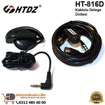 HTDZ HT-816D Kablolu Delege Ünitesi
