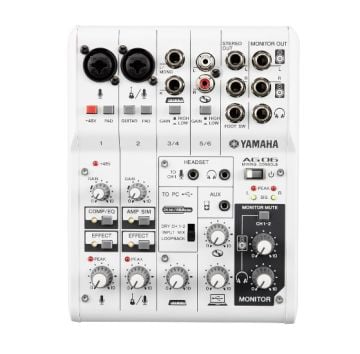 Yamaha AG06 6 Kanal Deck Mikser