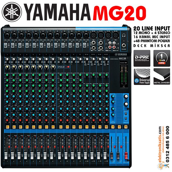 Yamaha MG20 20 Kanal Mikser