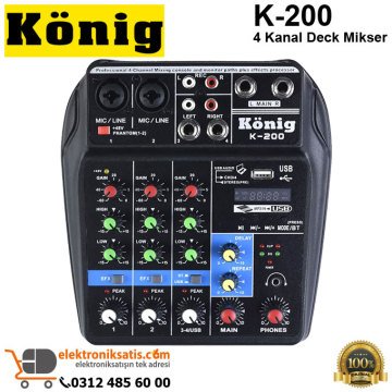 König K-200 4 Kanal Deck Mikser