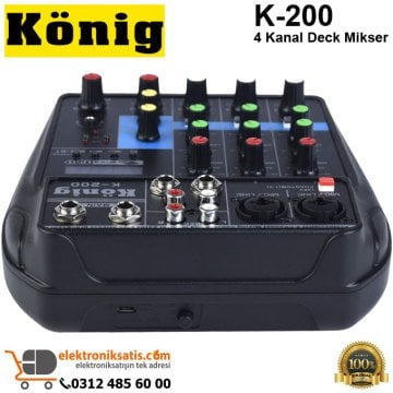 König K-200 4 Kanal Deck Mikser