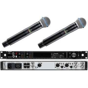 Shure AD24D/BETA58 Wireless iki El Mikrofon Sistemi