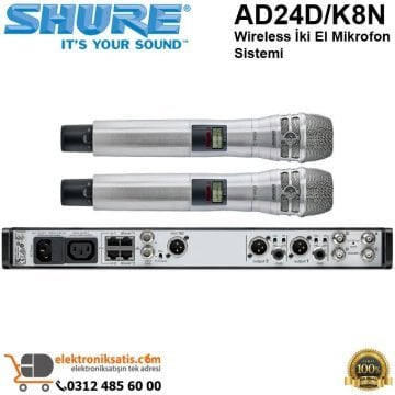 Shure AD24D/K8N Wireless iki El Mikrofon Sistemi