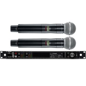 Shure AD24D/SM58 Wireless iki El Mikrofon Sistemi