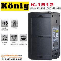 König K-1512 Pasif Hoparlör