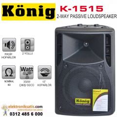 König K-1515 15'' Pasif Hoparlör