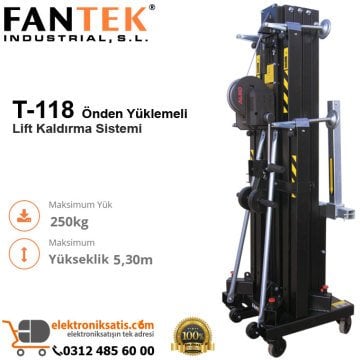 Fantek T-118 Önden Yüklemeli Lift Kaldırma Sistemi
