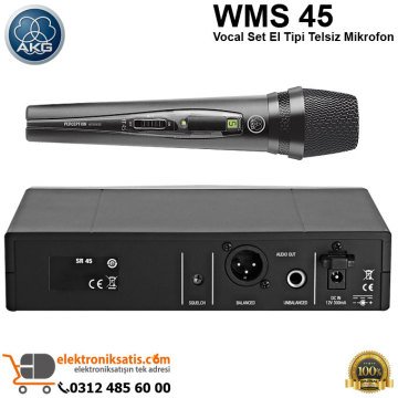 AKG WMS 45 Vocal Set El Tipi Telsiz Mikrofon