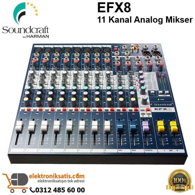 Soundcraft EFX8 11 Kanal Analog Mikser