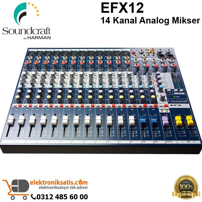 Soundcraft EFX12 14 Kanal Analog Mikser