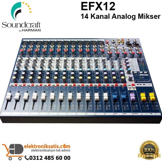 Soundcraft EFX12 14 Kanal Analog Mikser
