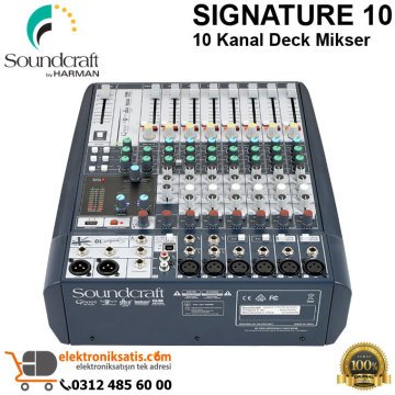 Soundcraft SIGNATURE 10 10 Kanal Deck Mikser